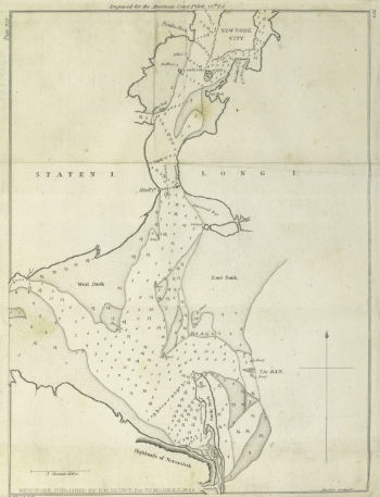 1822 Entrance to New York Bay from Sandy Hook